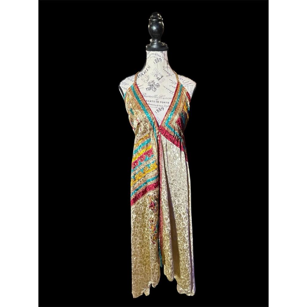 SKBP Elegant Satin Summer Dress Size S